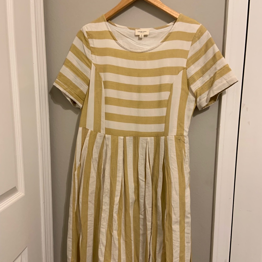 Striped Midi Dress